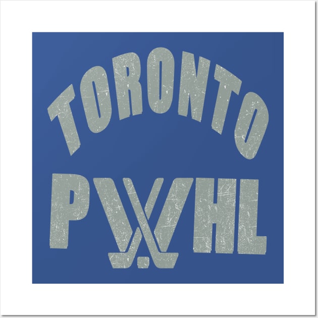 Toronto Pwhl distressed effect Wall Art by thestaroflove